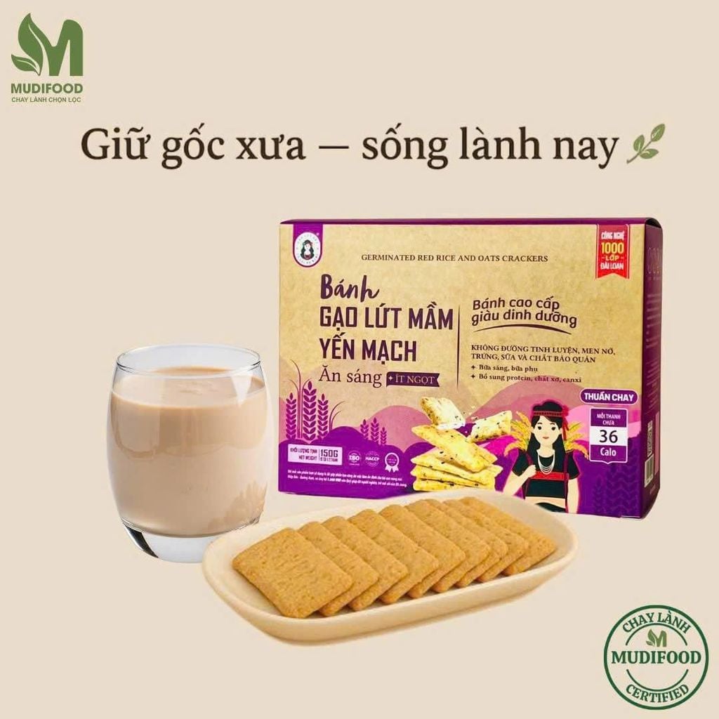 Bánh Mầm Hạt Yến Mạch Bh.Nong Hộp 150g/300g - Thực Phẩm Bổ Sung Dinh Dưỡng Cho Người Tiểu Đường, Người Ăn Chay, Ăn Kiêng, Giảm Cân, Tập Gym, Eat Clean, Hàm Lượng Chất Xơ Cao (Bánh Và Snack Healthy)