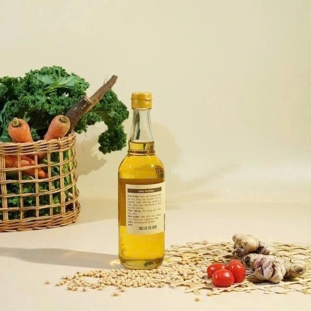 Dầu Phộng (Dầu Lạc) Organic Homefood Chai Thủy Tinh 500ml - Thực Phẩm Bổ Sung Dinh Dưỡng Cho Cả Gia Đình, Người Tiểu Đường, Ăn Kiêng, Ăn Chay (GV)