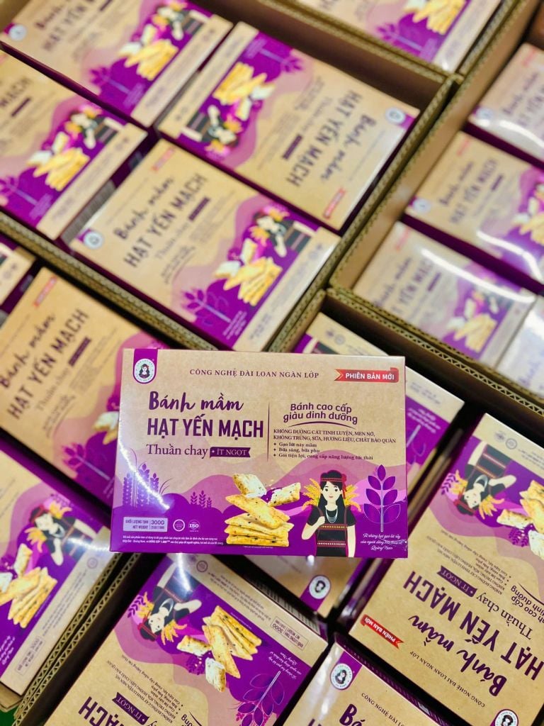 Bánh Mầm Hạt Yến Mạch Bh.Nong Hộp 150g/300g - Thực Phẩm Bổ Sung Dinh Dưỡng Cho Người Tiểu Đường, Người Ăn Chay, Ăn Kiêng, Giảm Cân, Tập Gym, Eat Clean, Hàm Lượng Chất Xơ Cao (Bánh Và Snack Healthy)