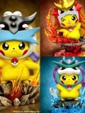  Pikachu Cosplay Three sacred - Pokemon - Cheese Studio 