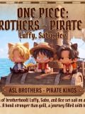  Cat ear Ace, Sabo & Luffy - One Piece - PEAK Studio 