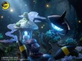  Nature Eevee Umbreon - Pokemon - Moon Shadow Studio 