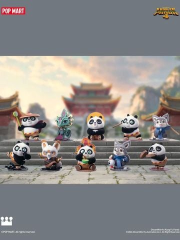  Universal Kung Fu Panda Series Figures - Kung Fu Panda - Pop Mart 