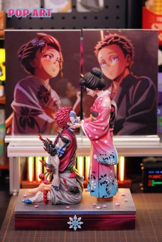  Akaza & Koyuki - Kimetsu No Yaiba - POP.ART Studio 