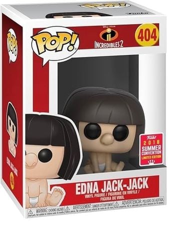  Edna Jack Jack 404 - Disney: The Incredibles - Funko POP 