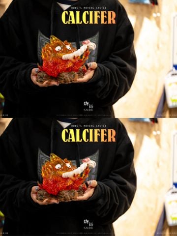  Calcifer eating hair - Howl's Moving Castle - WuYu Studio 