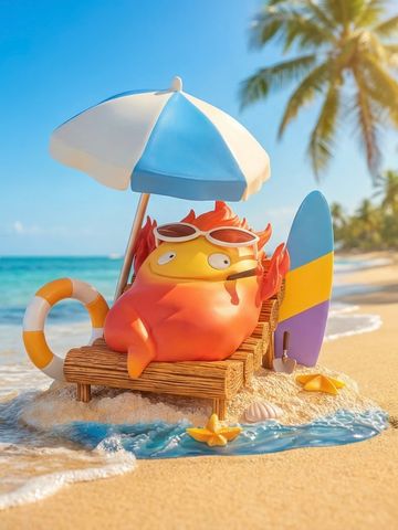  Calcifer Beach - Howl's Moving Castle - Long Miao Studio X Lucky Studio 