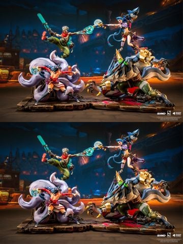  Ahri & Ekko VS Jinx & Warwick - League Of Legends - PureArts Studio 