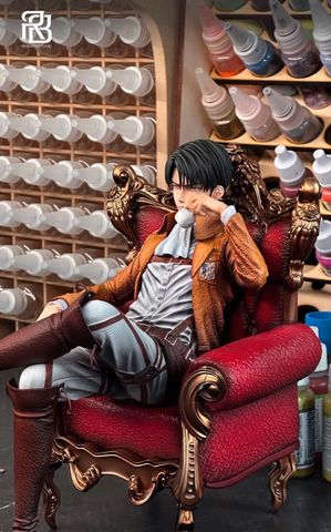  Levi Drinking Tea - Attack On Titan - Reborn Studio 