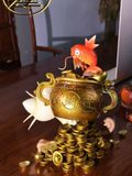  Fortune Cat and Koi Fish - Pokemon - Yuan Bao Studio 