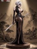  2B - NieR:Automata - Mochi x Floating Light Studio 