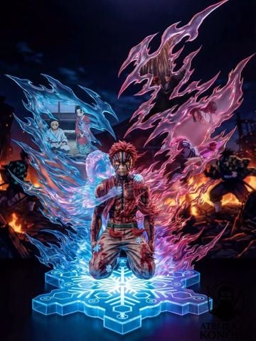  Akaza & Koyuki - Kimetsu no Yaiba - ATELIER DE KONOHA 