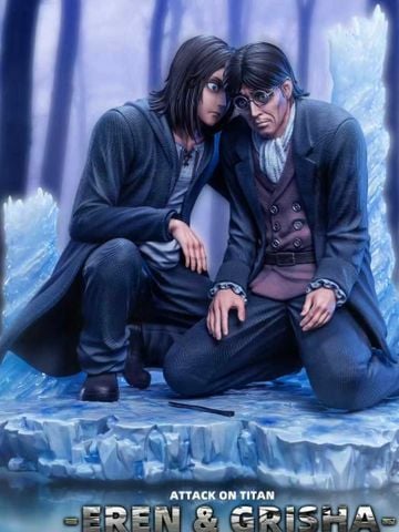  Eren Jeager & Grisha Jeager - Attack On Titan - POP.ART Studio 