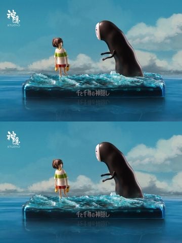  Chihiro & No Face walking - Spirited Away - ShenYin Studio 
