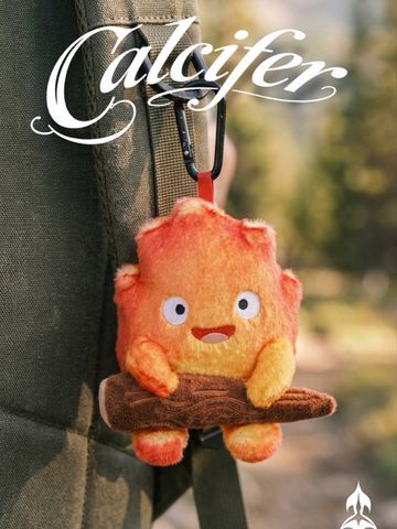  Calcifer Plush Pendant - Howl's Moving Castle - NINETY SEVEN Studio 