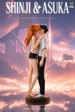  Shinji & Asuka - Evangelion - Star Origin Studio 
