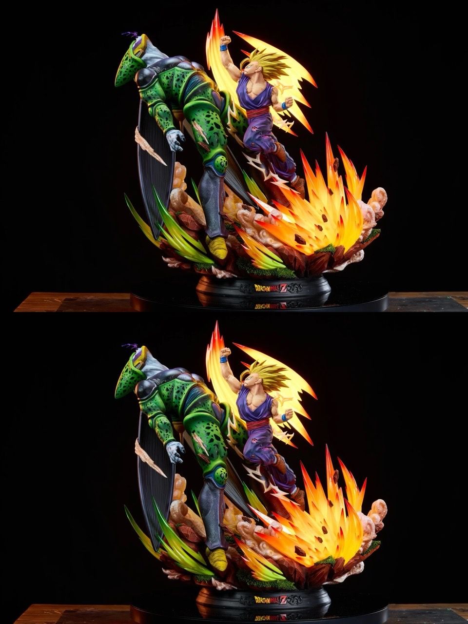 Figurine Gohan VS Cell Dragon Ball Z Legend Of Manga Figure Hachette Ss2 Ssj2