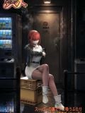  Yamada - Smoking behind the supermarket - Hotgirls Studio 
