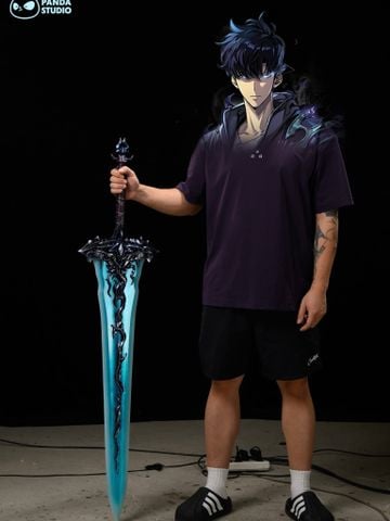  Demon King's Longsword - Solo Leveling - Panda Studio 