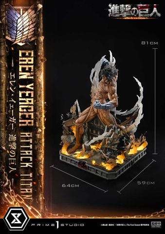  Eren Yeager - Attack On Titan - Prime 1 Studio 