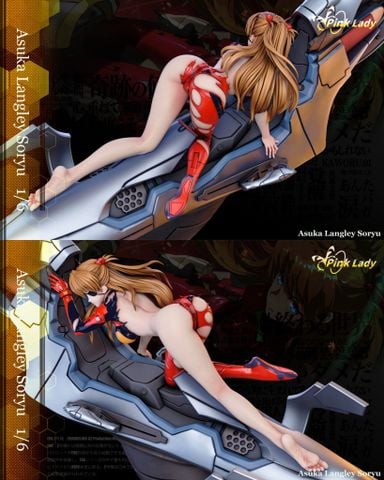  Asuka & Ayanami Rei - Evangelion - Pink Lady Studio 