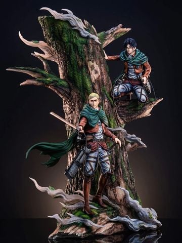  Levi Ackerman & Erwin Smith - Attack on Titan - Hertz Studio 
