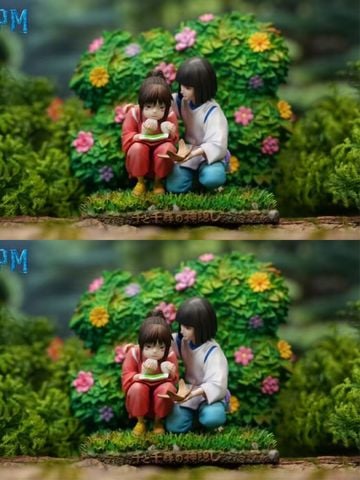  Chihiro Ogino & Haku - Spirited Away - OPM Studio 