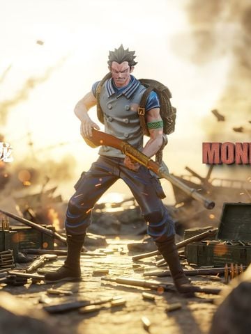  Teenager Monkey D. Dragon - One Piece - Black Studio 