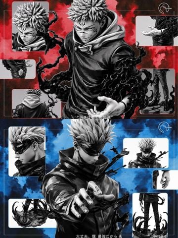  Gojo & Sukuna - Jujutsu Kaisen - Shu Studio 