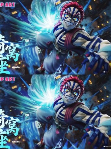  Akaza - Kimetsu no Yaiba - POP.ART Studio 