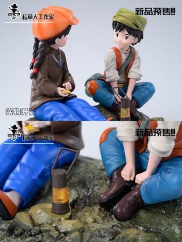  Sheeta and Pazu - Castle in the Sky - Scarecrow Studio 