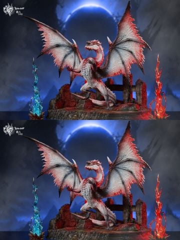  White Fatalis - Monster Hunter - Hard Shell Studio 