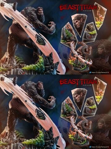  Beast Titan - Attack on Titan - FANTASY Studio 