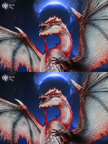  White Fatalis - Monster Hunter - Hard Shell Studio 