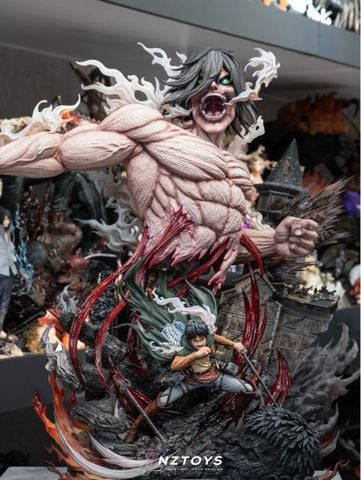  Eren & Attack Titan - Attack On Titan - Hertz Studio 