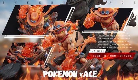  Infernape cos Ace & Machamp cos Whitebeard - Pokemon - HuanShouZaoWuJu Studio 