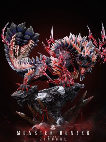  Zinogre & Stygian Zinogre - Monster Hunter - Dragon Realm Studio 