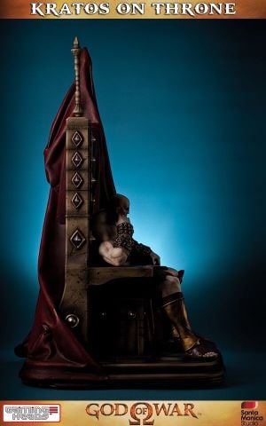  Kratos on throne - God of War - Gaming Head 