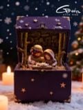  He was born in a Manger - Box Story - Green Olive Tree Studio 