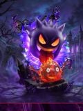  Gengar eating Calcifer - Pokemon - Long Miao Studio 