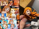  Nami & Long-eared cat - One Piece -  MJ Studio 