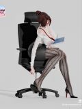  Kiara Kurozawa - Office Lady Series - Shallow Island Cloud Studio 