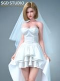  SGD-008 Android 18 Wedding Dress - Dragon Ball - SGD Studio 