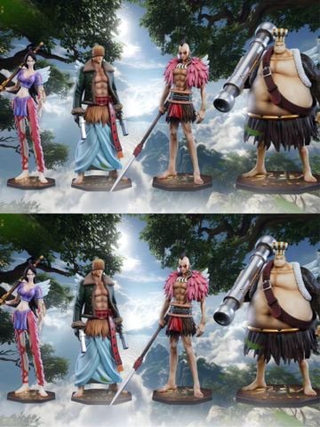  Raki x Braham x Kamakiri x Genbo - One Piece - Black Studio 
