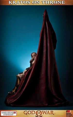  Kratos on throne - God of War - Gaming Head 