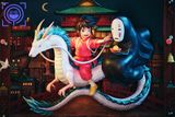  Chihiro & Haku & No Face - Spirited Away - GEISHA Studio 