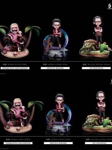  Childhood Doflamingo & Crocodile & Mihawk - One Piece - DX Studio 