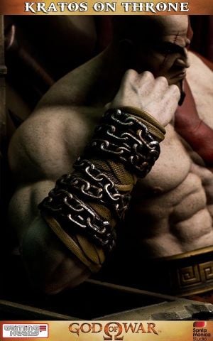  Kratos on throne - God of War - Gaming Head 