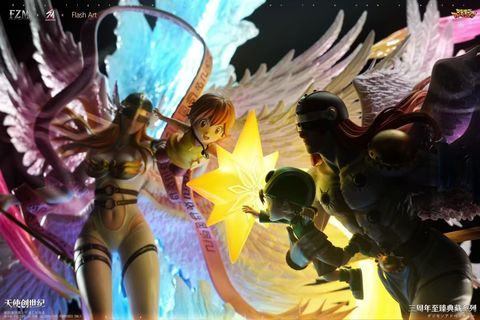  Genesis of Angels Angewomon x Angemon - Digimon - SUPER HERO Studio x Flash Art STUDIO x Fantasy Zone Maker 