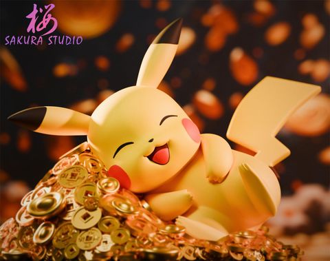  Get Rich Pikachu - Pokemon - Sakura Studio 